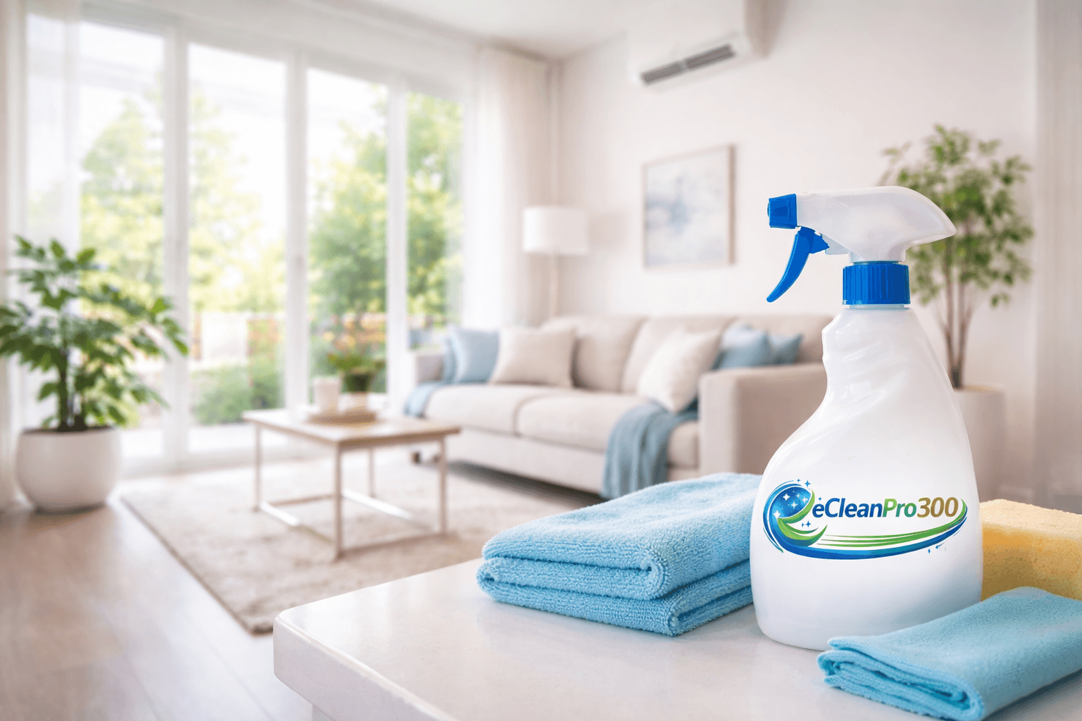 Cleaning service illustration